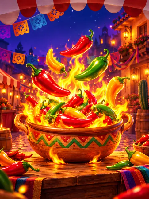 Hot Chili Heat: Spicy Hot Pots de Penguin King