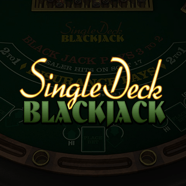 Single Deck Blackjack game icon