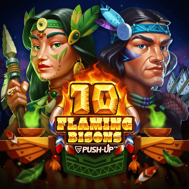 10 Flaming Bisons by Pushgaming