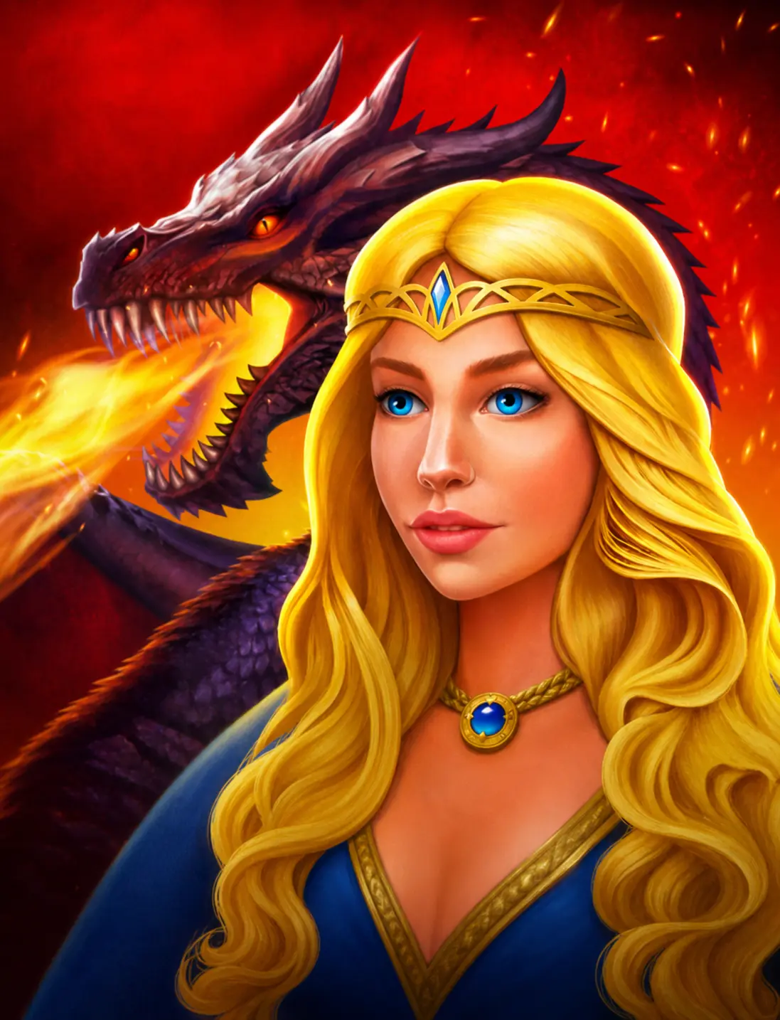 Lady & Firedrake by 1spin4win