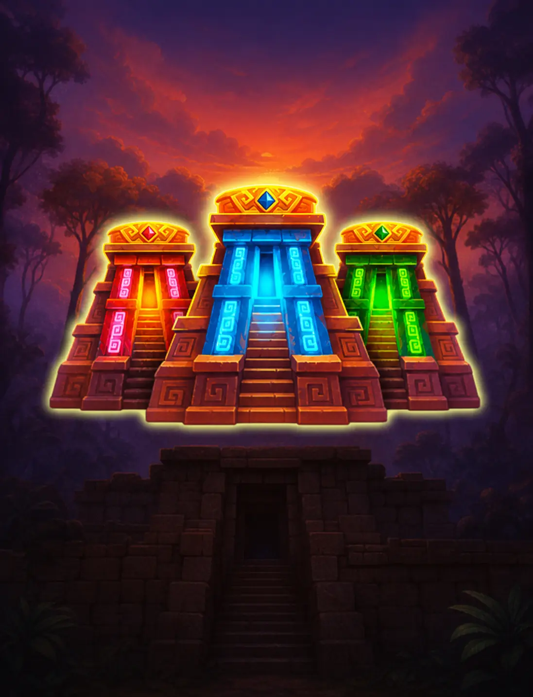 3 Aztec Temples by 3oaks
