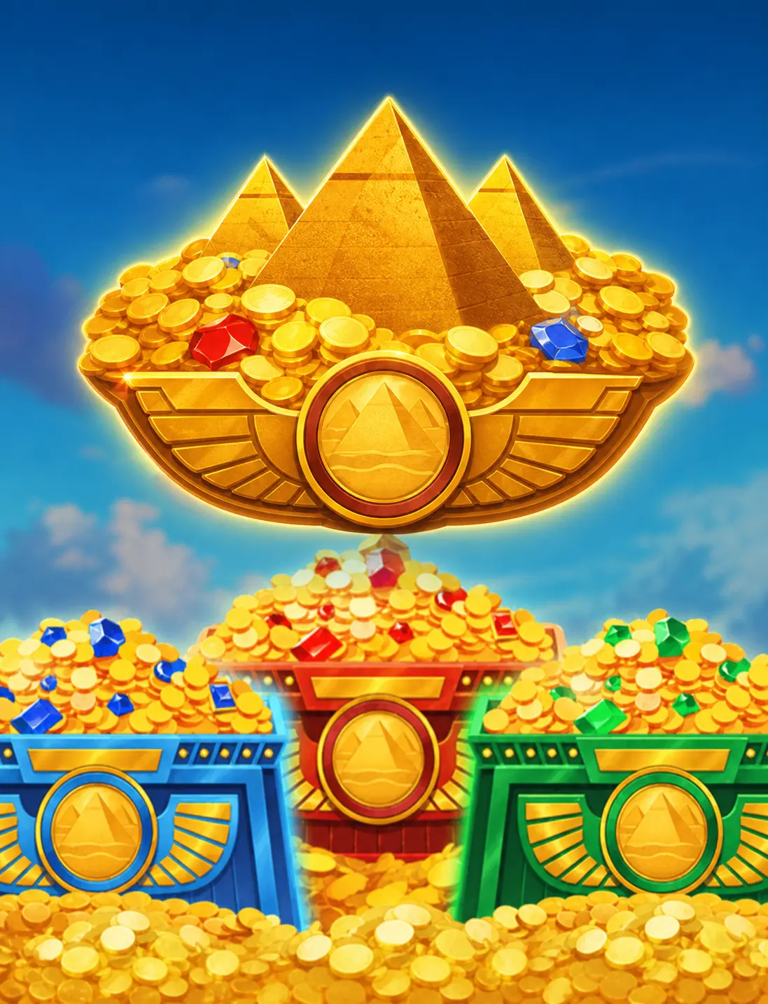 3 Egypt Chests by 3oaks