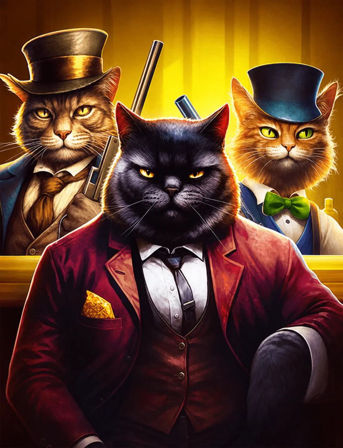 Gangster Cats by 5men
