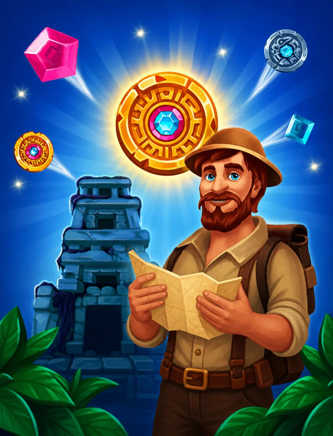 Ancient Temple Gems by Belatra