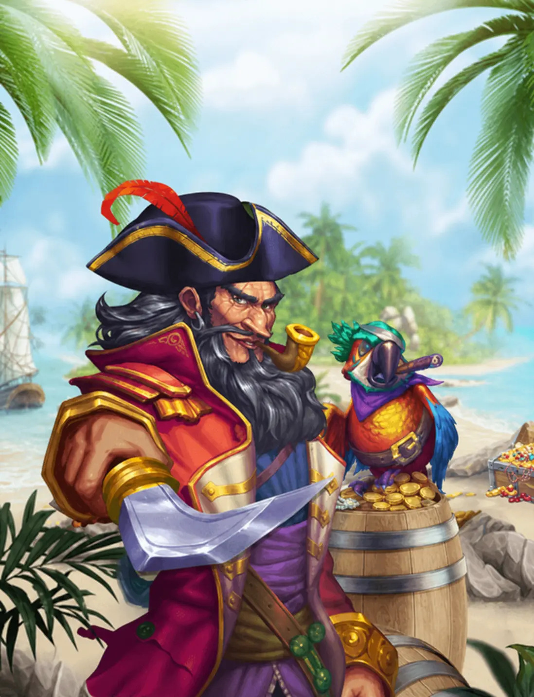 Captain`s Quest Treasure Island by Betsoft