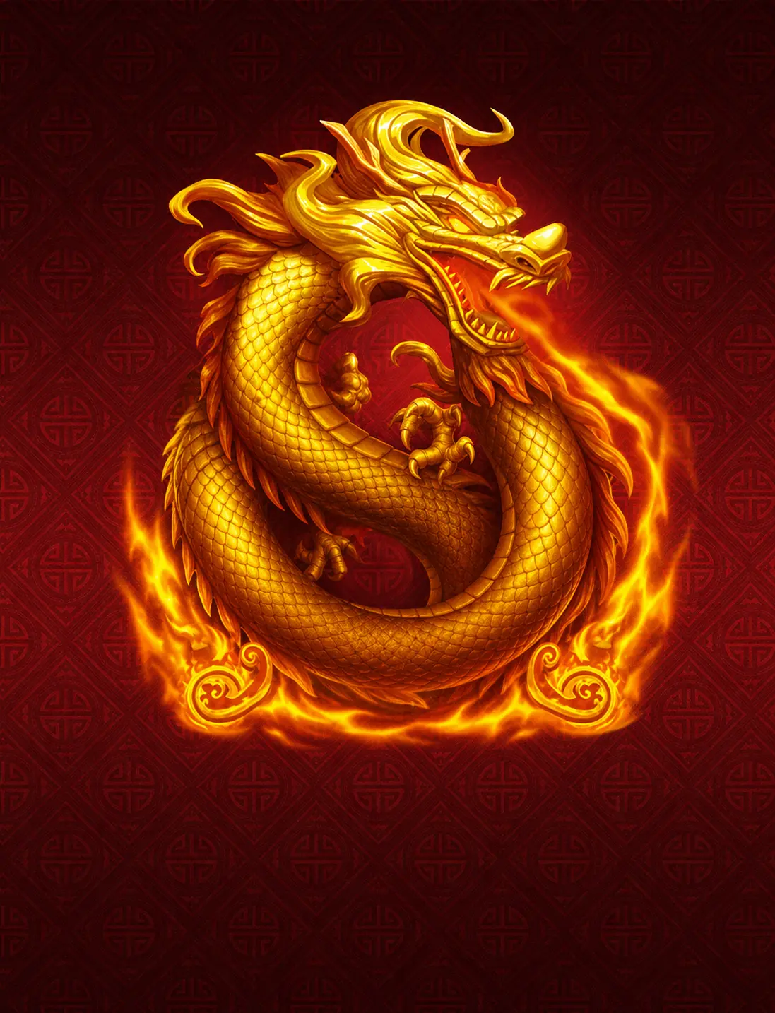 Super Golden Dragon Inferno by Betsoft