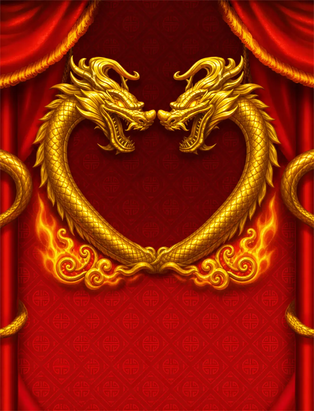 Ultimate Golden Dragon Inferno - Hold & Win by Betsoft