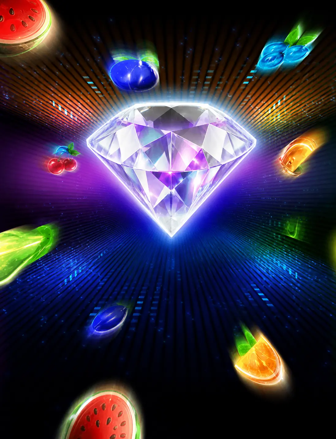 Diamond Fruits by Bigtimegaming