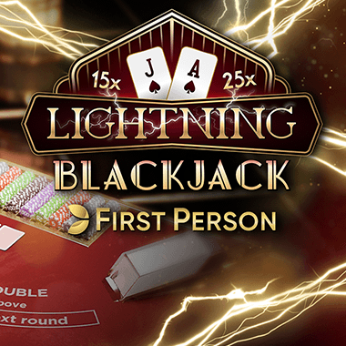 First Person Lightning Blackjack by Evolution