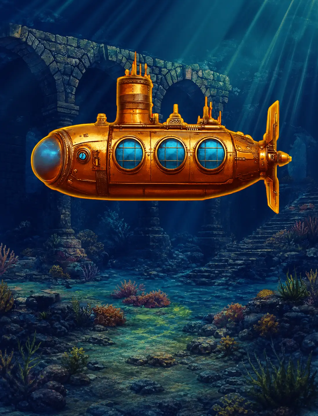 Submarine Battle by Kagaming
