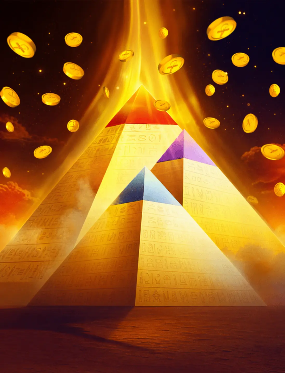 3 Pyramids of Gold: Hold & Win by Penguin King