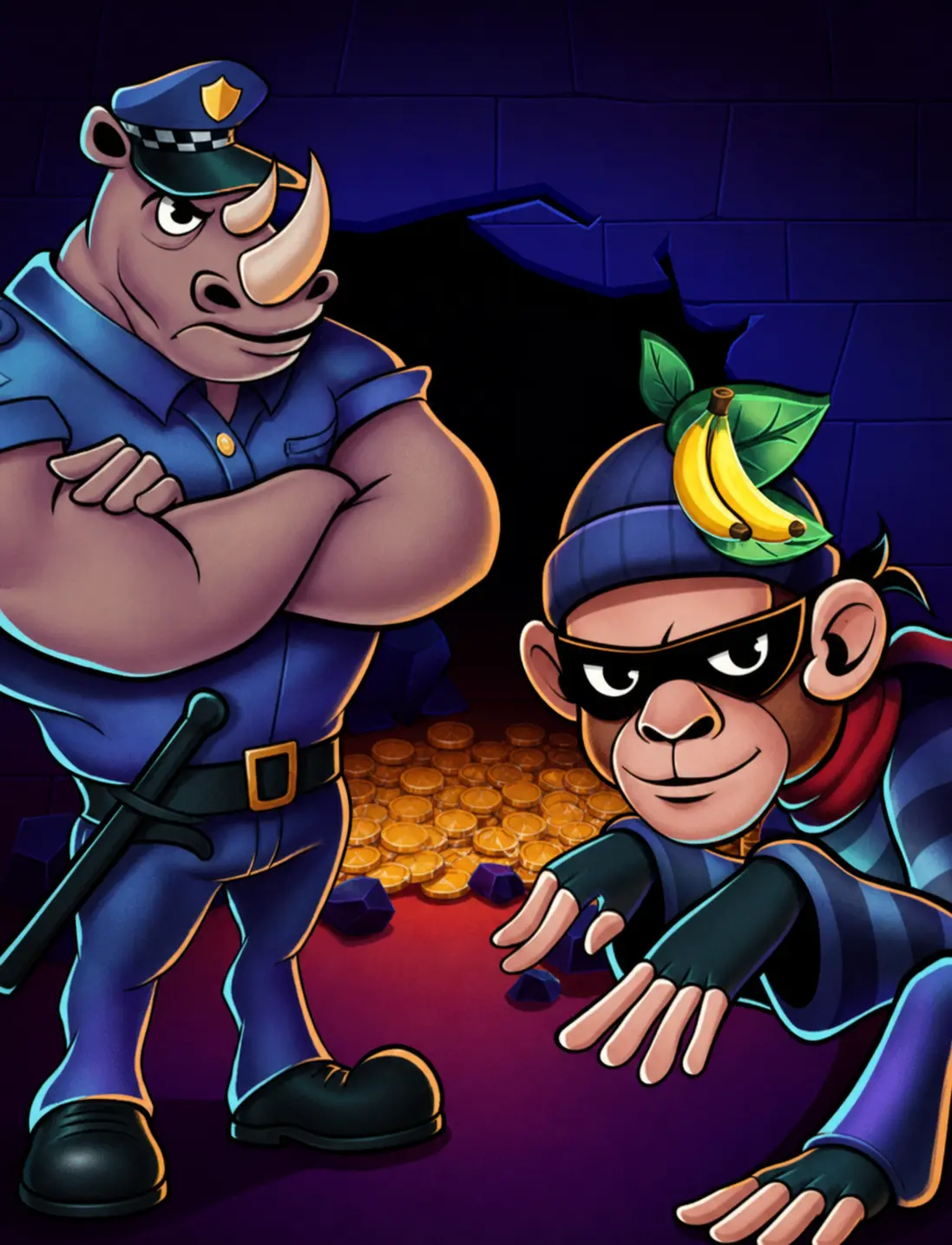 Bash the Banana Stash: Hold & Win by Penguin King