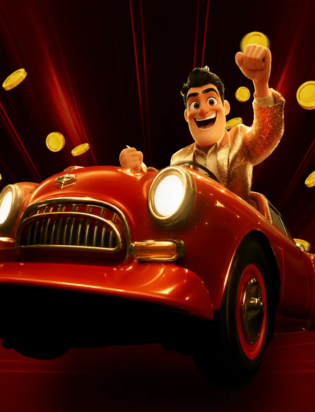 Cash On Wheels Hold and Win by Penguin King
