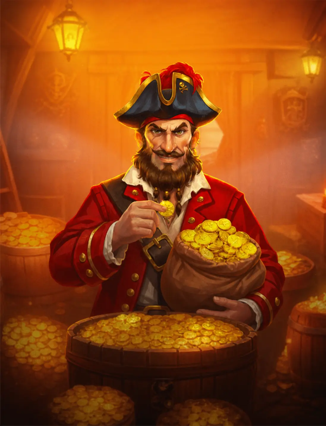 3 Pirate Barrels: Hold and Win by Playson