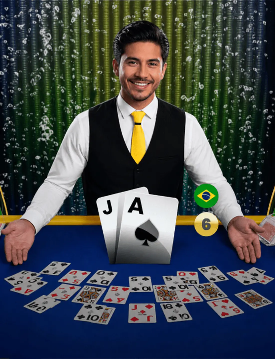 Brazilian Blackjack 6 by Pragmatic live