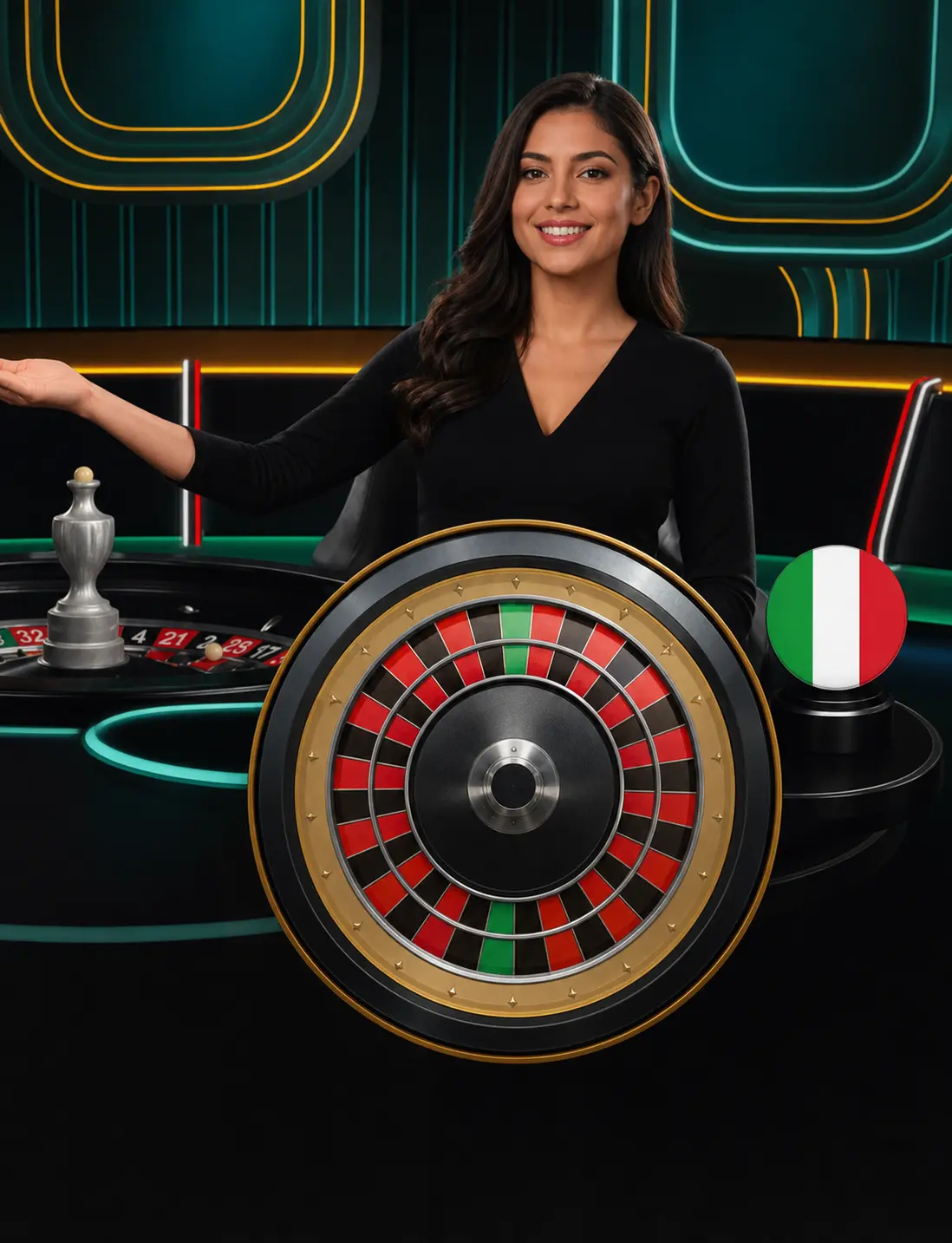 Roulette Italia Tricolore by Pragmatic live