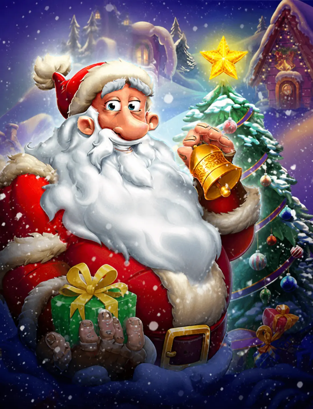 Santa Spins by Redtiger