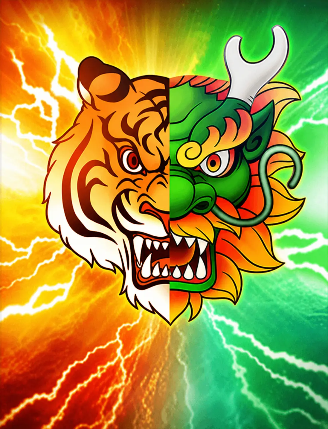 Dragon & Tiger by Tadagaming