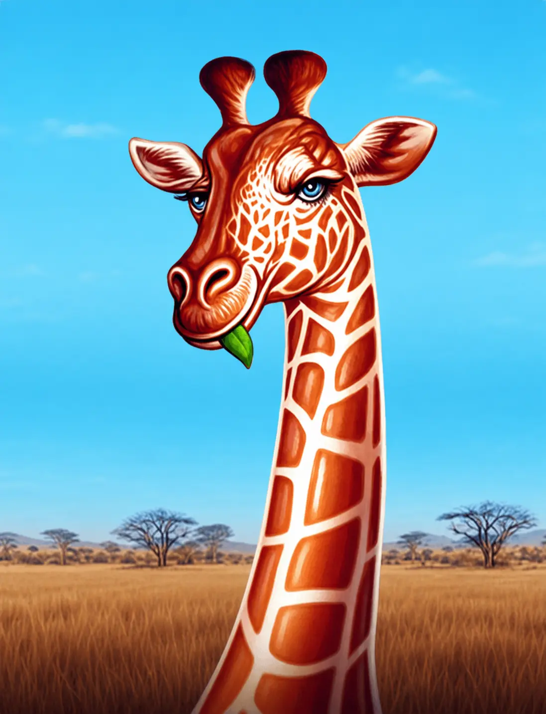 Giraffe Wild by Technology