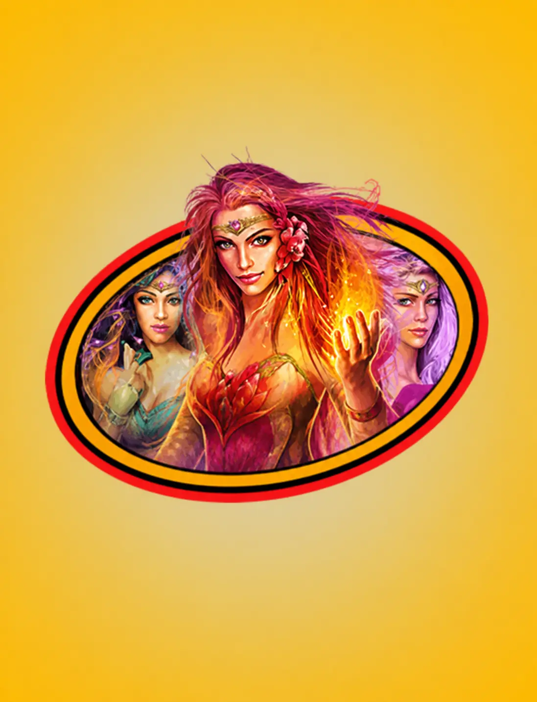 Three Nymphs by Technology