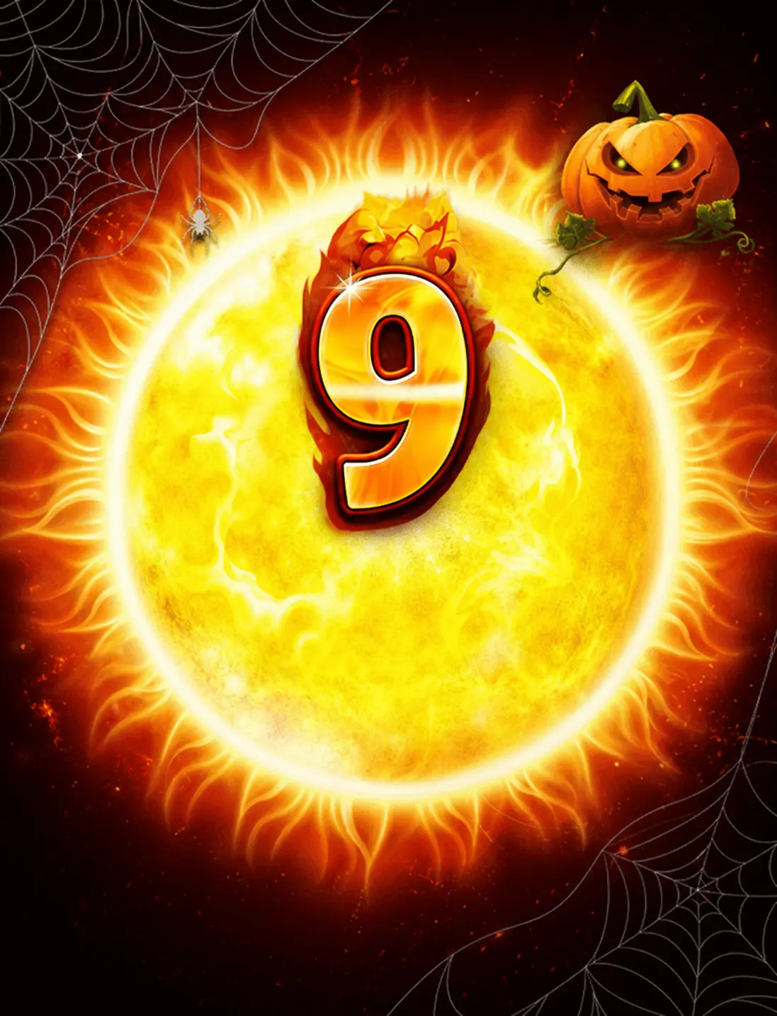 9 Burning Stars Halloween by Voltent