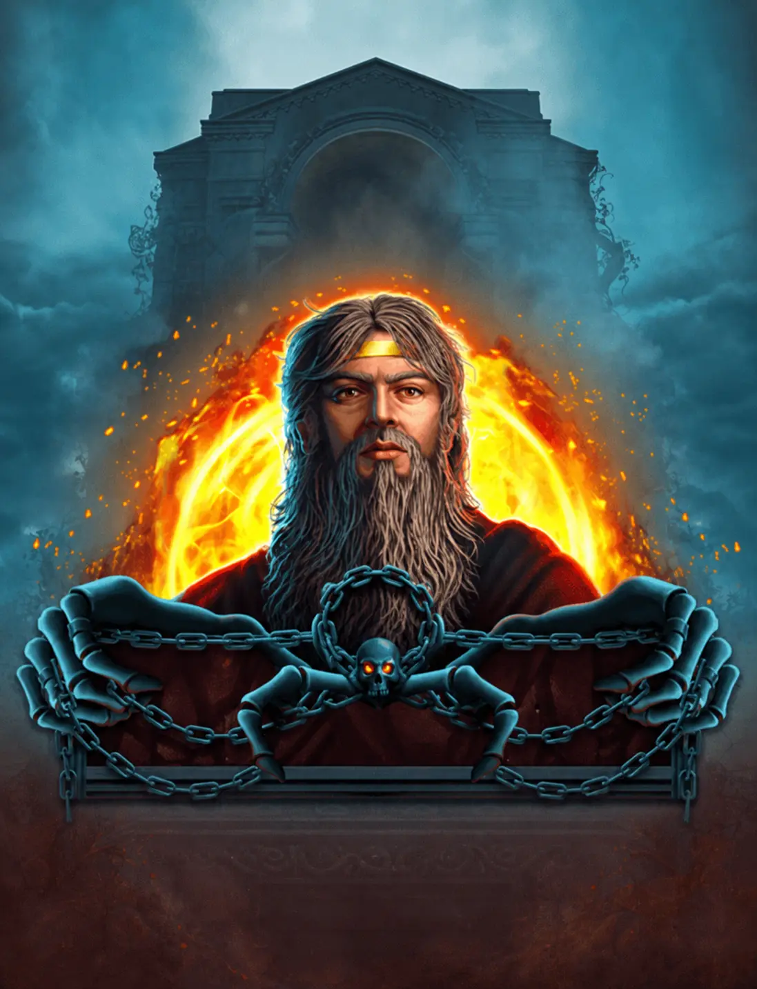 Power of Gods: Hades Burning Board by Voltent