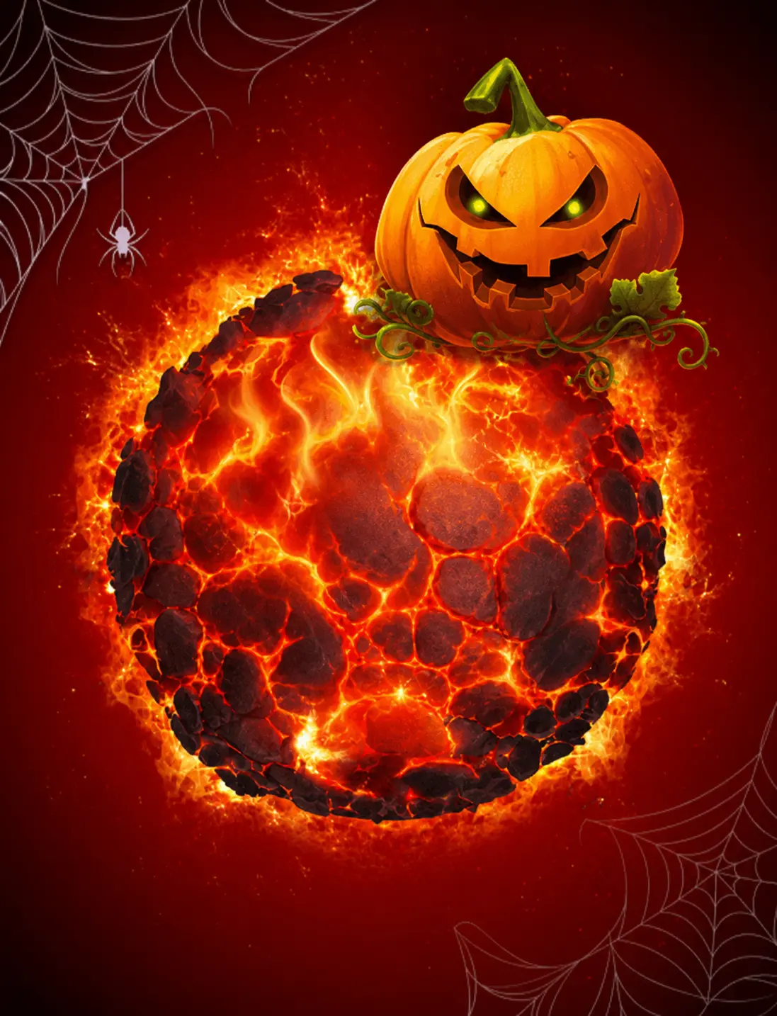 Sizzling Moon Halloween by Voltent