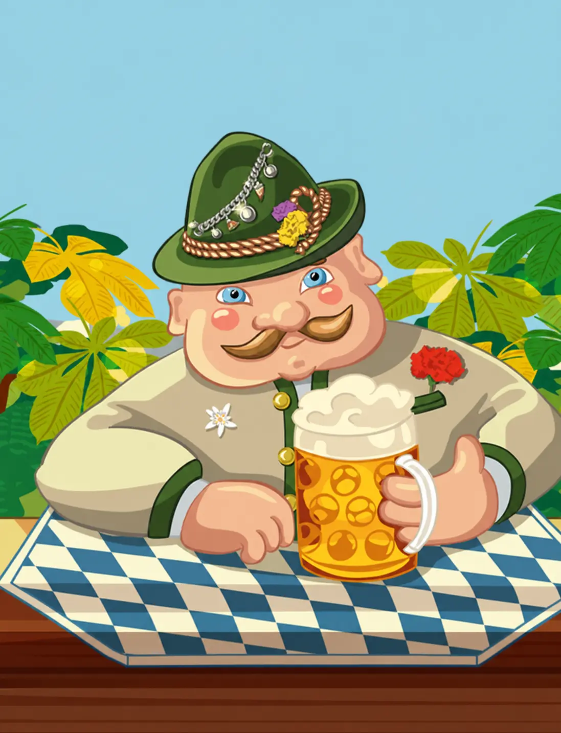 Biergarten by Swntt