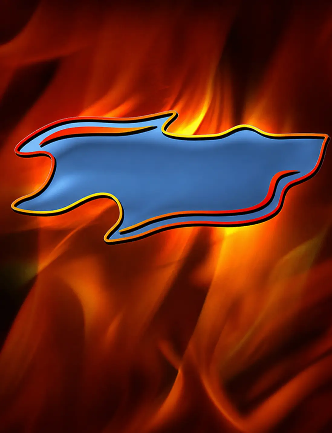 Flaming Sevens by Swntt