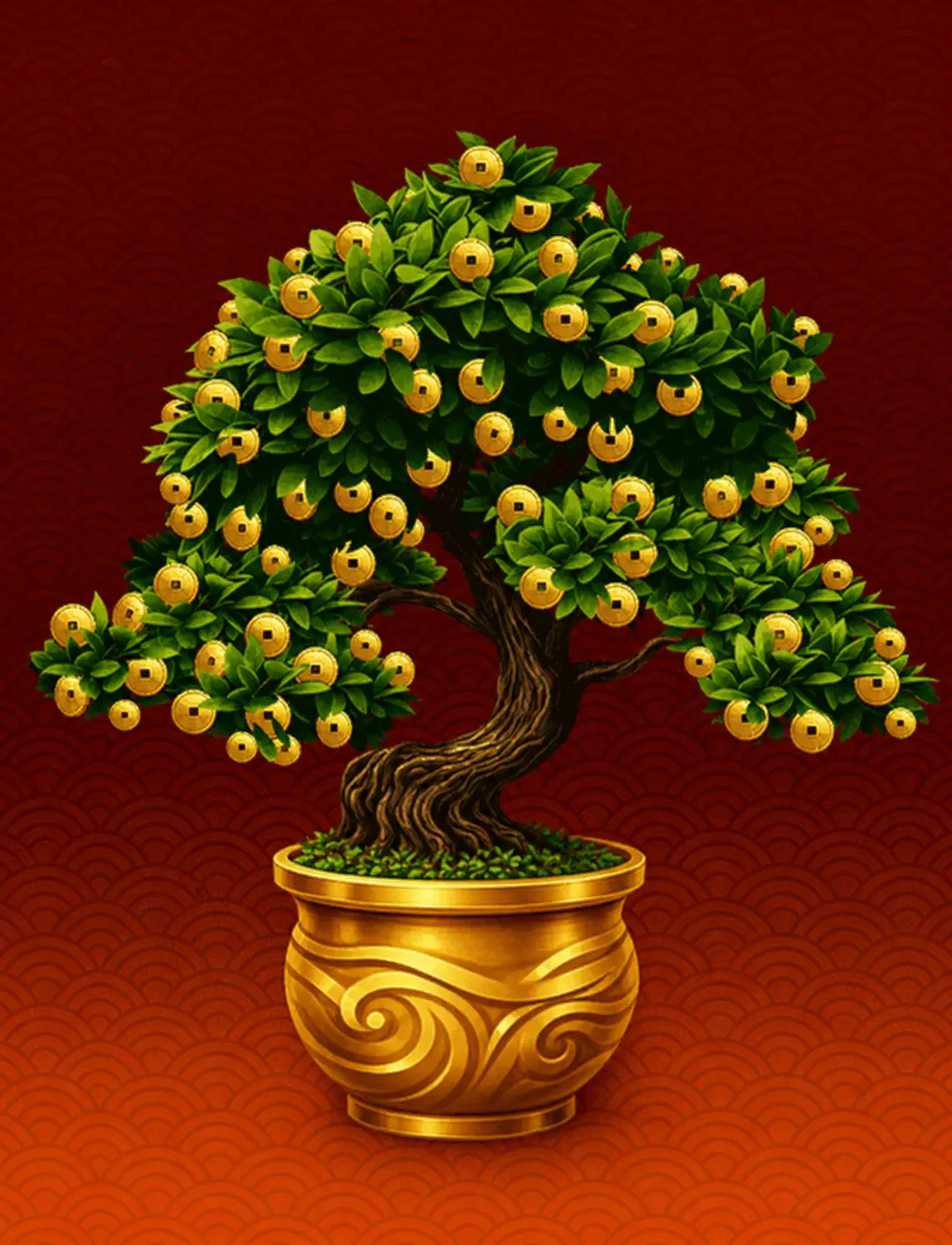 Money Tree Golden Horse by Swntt