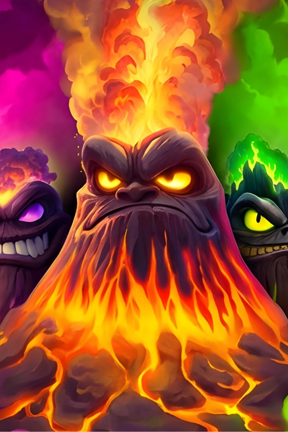 3 Spirit Volcanoes by Amigo