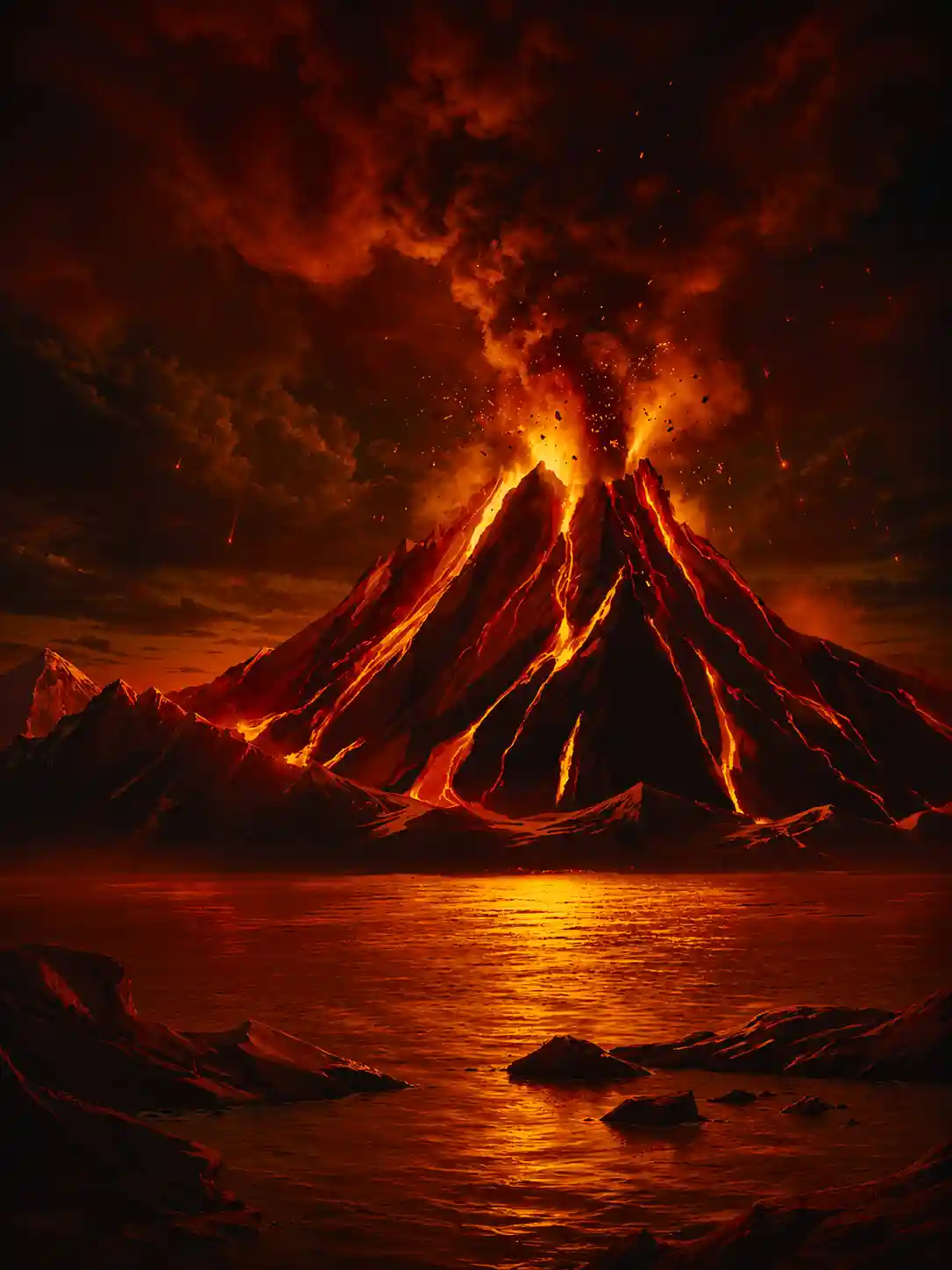 Fire Eruption by Penguin King
